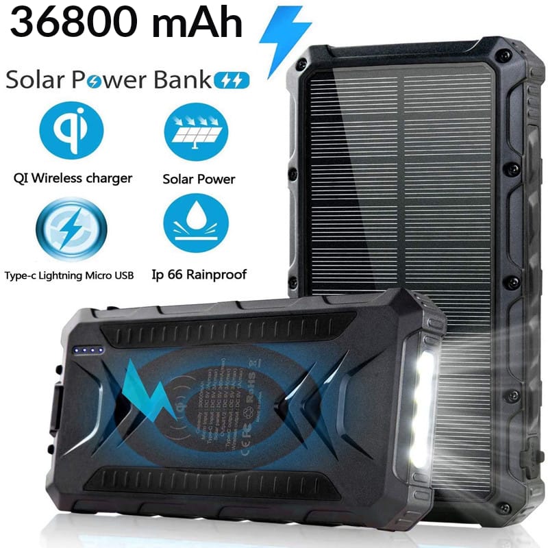 Waterproof Solar Power Bank